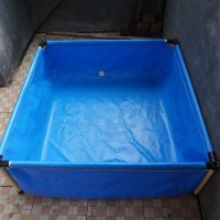 供應(yīng)水產(chǎn)養(yǎng)殖場專用帆布池，多少錢一平方