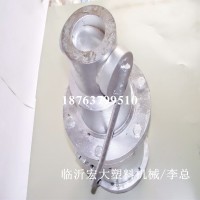 臨沂宏大塑料毛料造粒機自動吐雜質(zhì)機頭自動吐雜質(zhì)不換網(wǎng)模頭